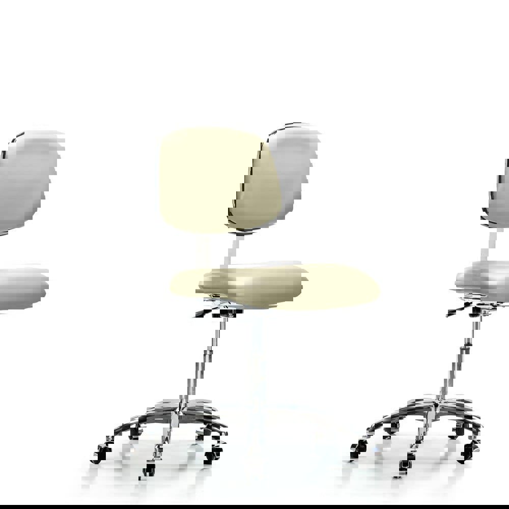 Task Chair: Vinyl, Adobe White